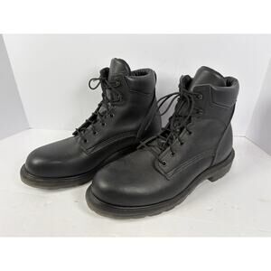 Red Wing ASTM F 2892-18 EH Black Leather Work Boots Lace Up Made In USA Men's 11